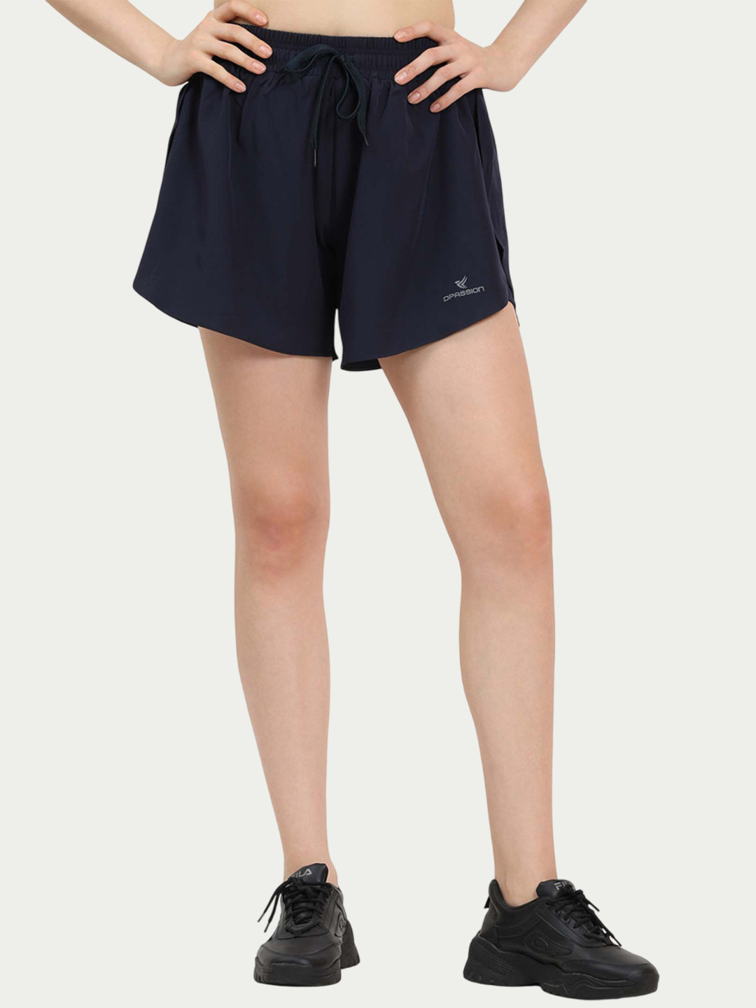 Dpassion Women High-Rise Running Sports Shorts