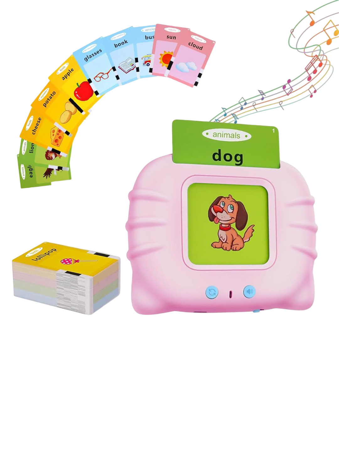 BUMTUM Kids Educational Learning Talking Flash Card Musical Toys