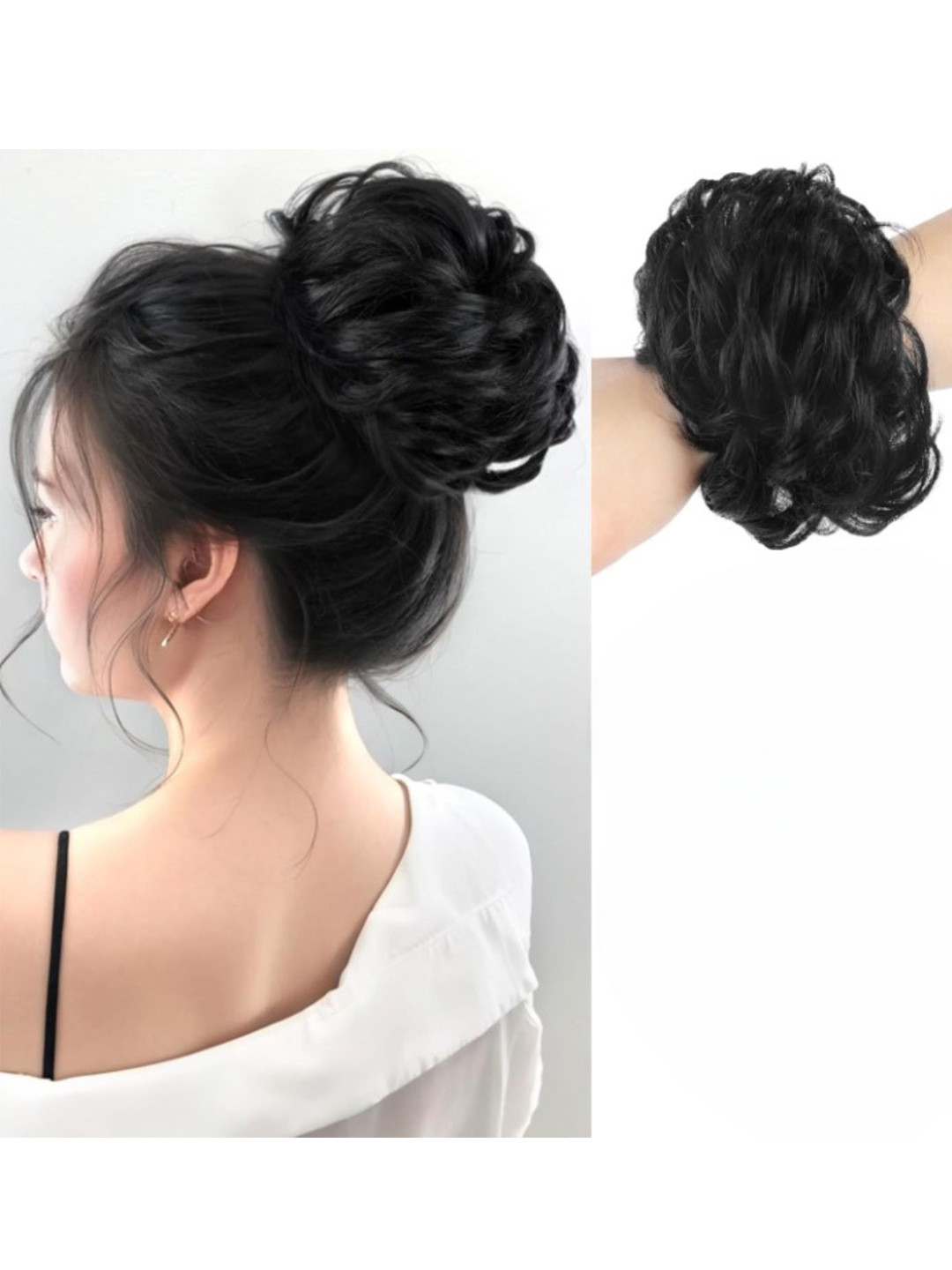 MEGARICH Women Messy Bun Hair Scrunchies