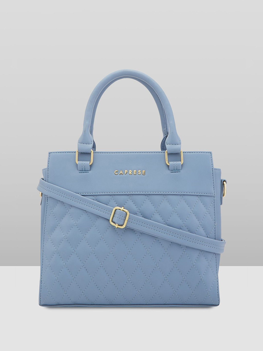 Caprese Myra Women Blue Medium Satchel Bag