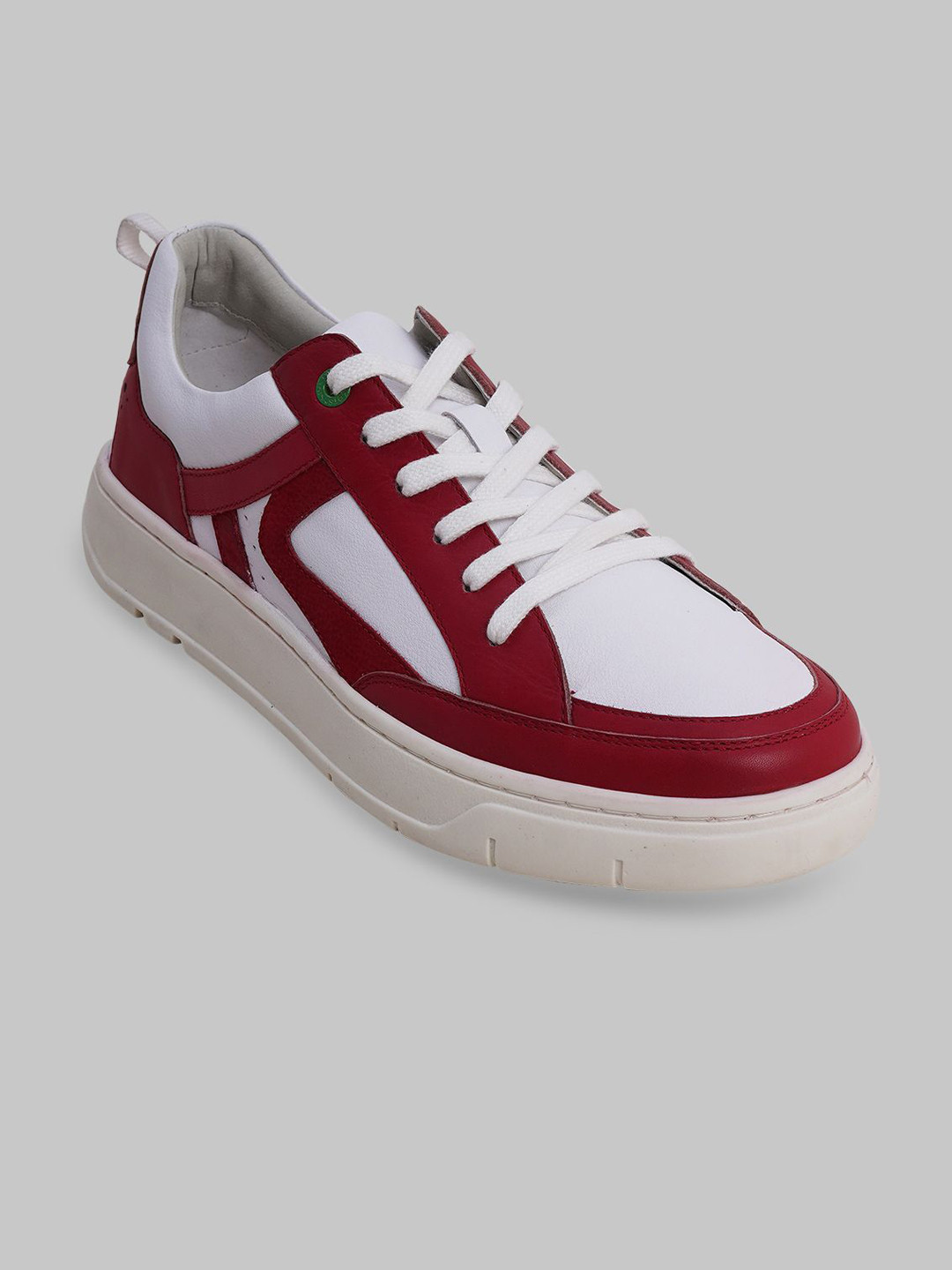 Kickers Men Colourblocked Leather Sneakers
