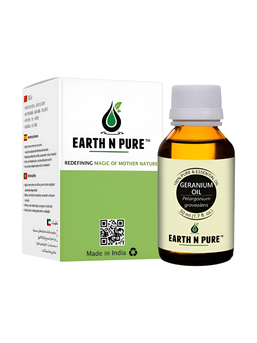EARTH N PURE Geranuim Essential Oil - 50ml