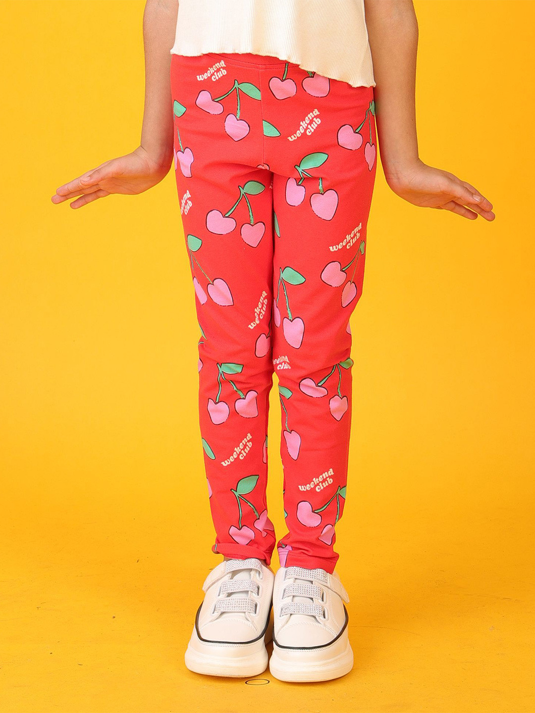 Anthrilo Girls Printed Summer Leggings