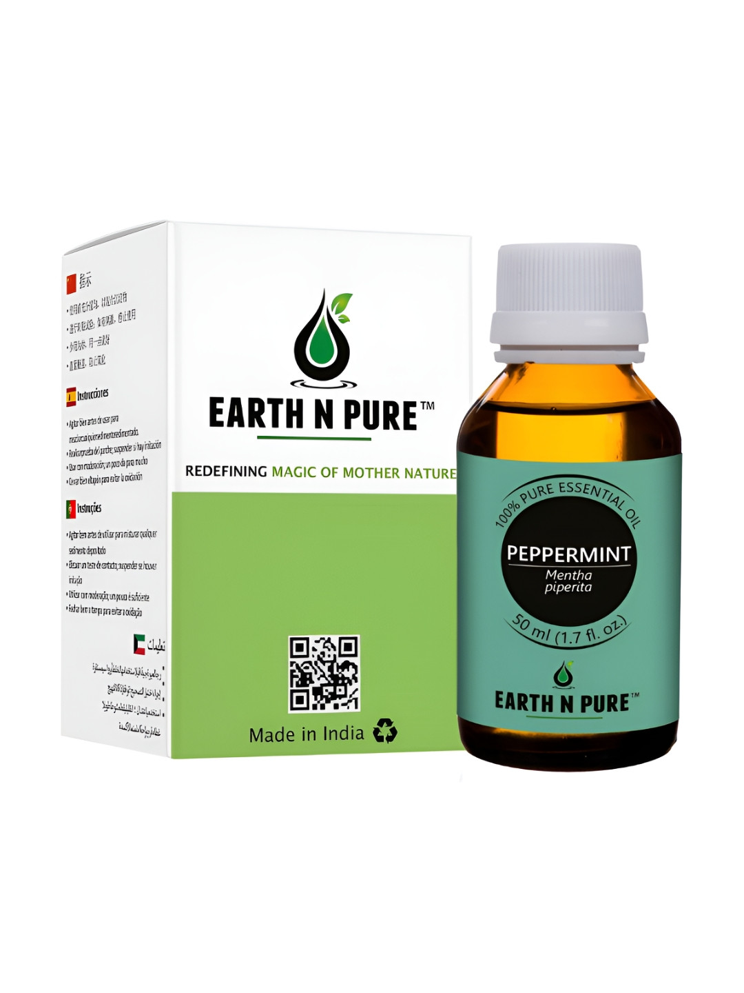 EARTH N PURE Peppermint Essential Oil - 50ml