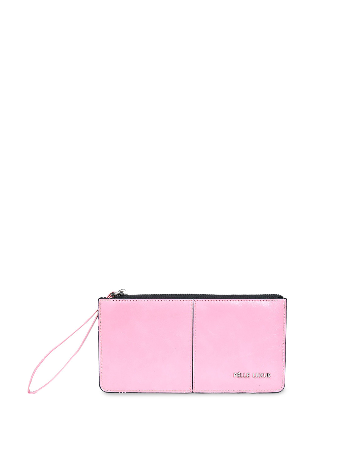 PELLE LUXUR Solid Box Clutch
