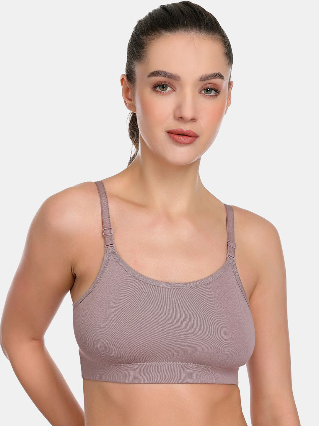 SKDREAMS Full Coverage Wireless Non Padded Seamless Shaper Sports Bra