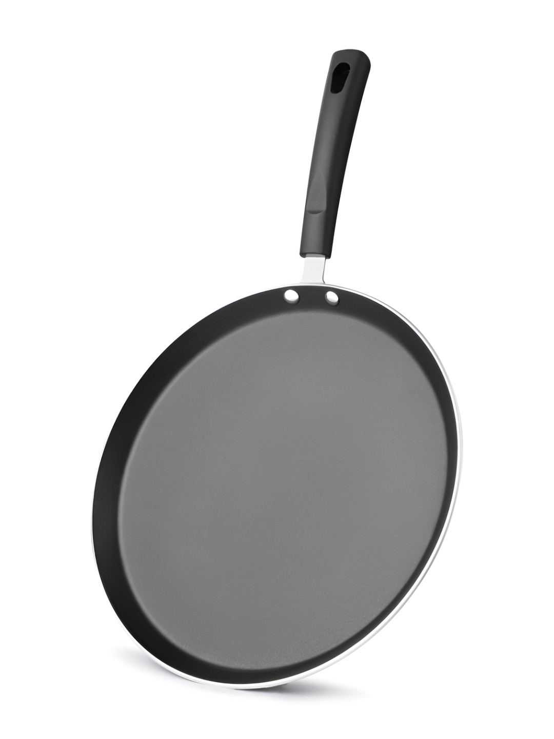 Fackelmann Quartz Black Durable Non-Toxic & BPA-Free Nonstick Flat Tawa 28cm