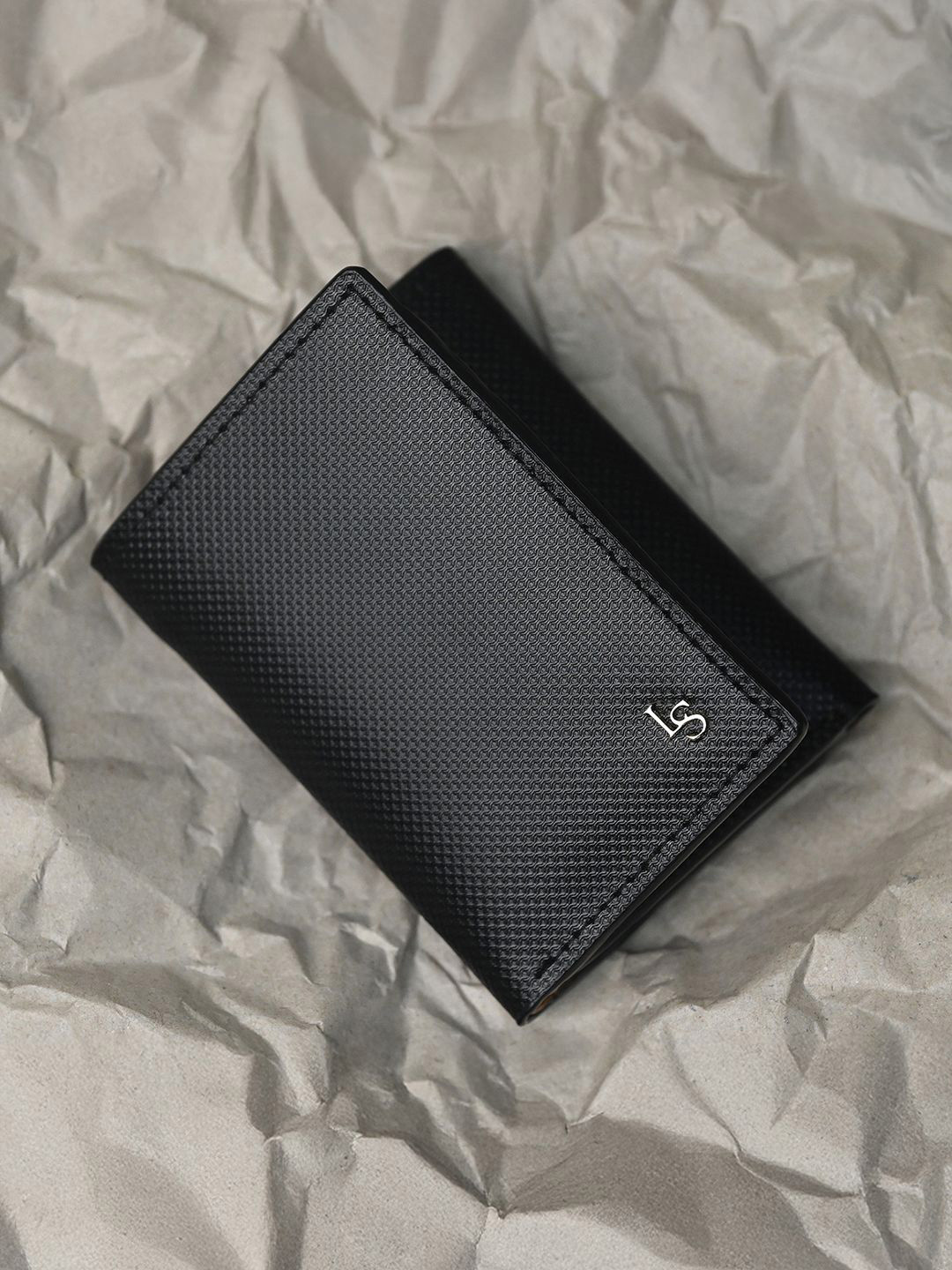 LOUIS STITCH Men Leather Three Fold Wallet