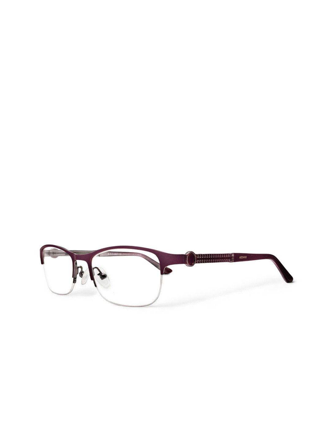 Azzaro Women Half Rim Rectangle Frame