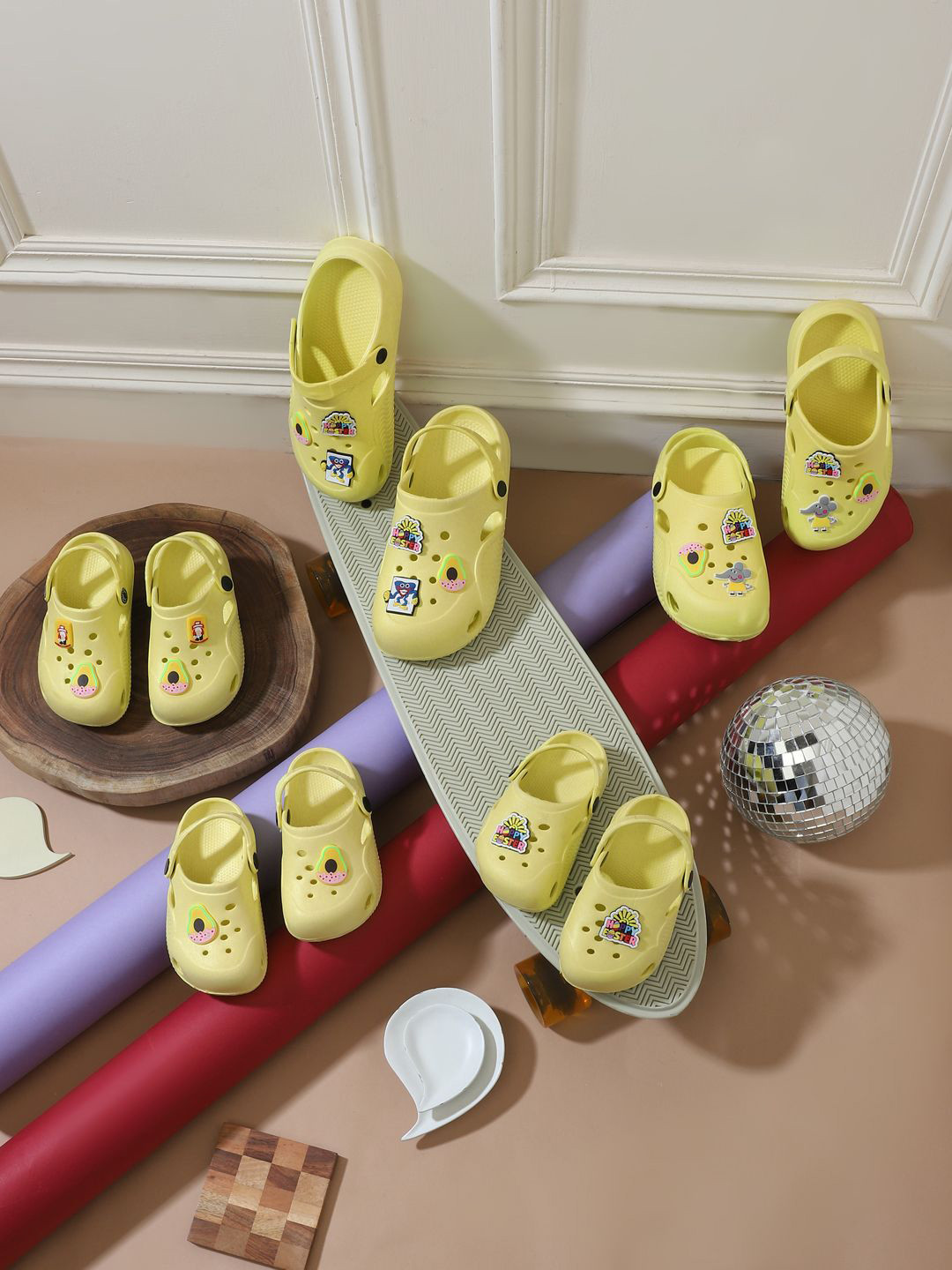 Truffle Collection Kids Self Design Clogs Flip -Flops
