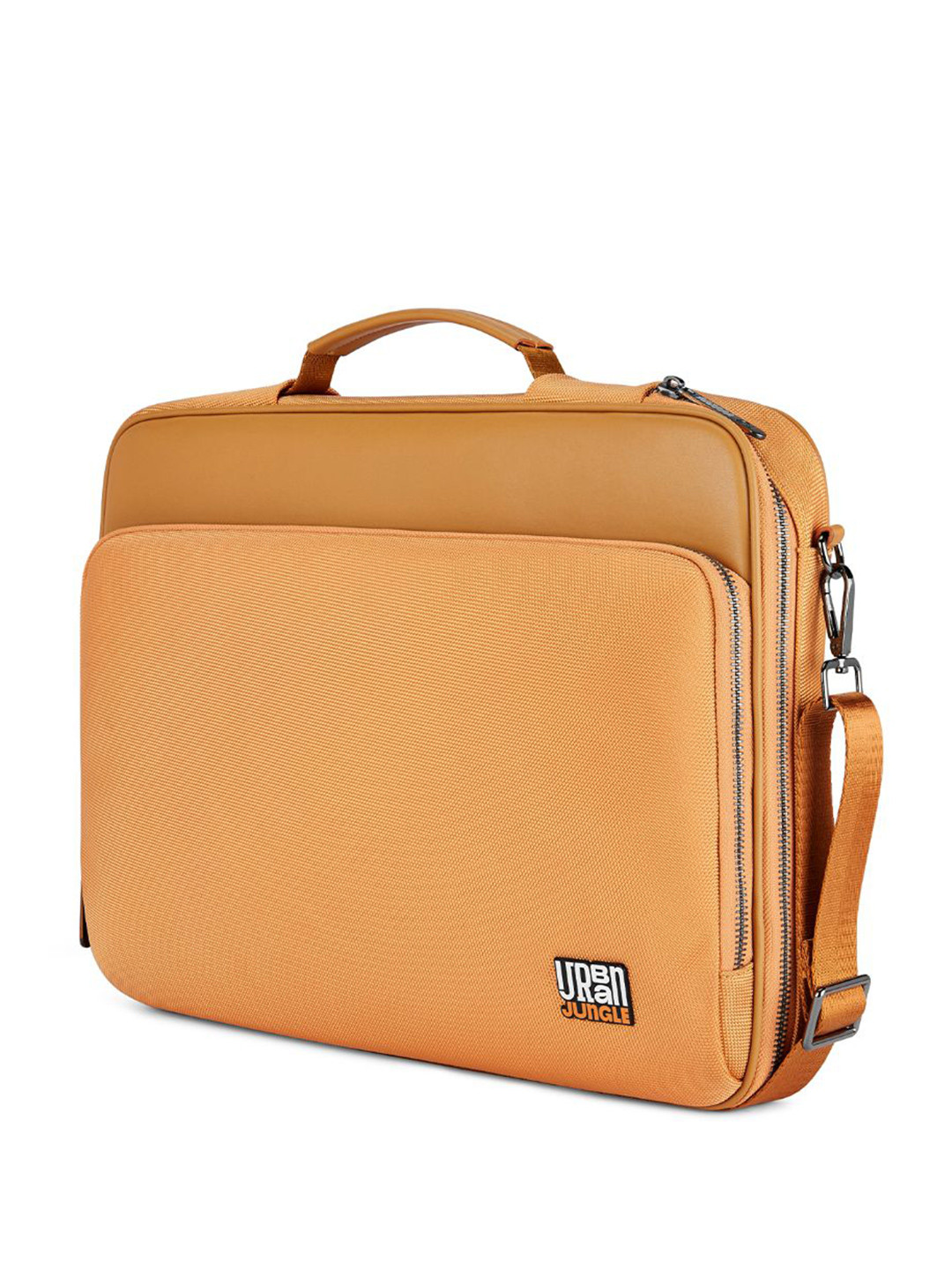 Urban Jungle By Safari Unisex Orange Water Resistant Laptop Satchel Bag- 13 Liters