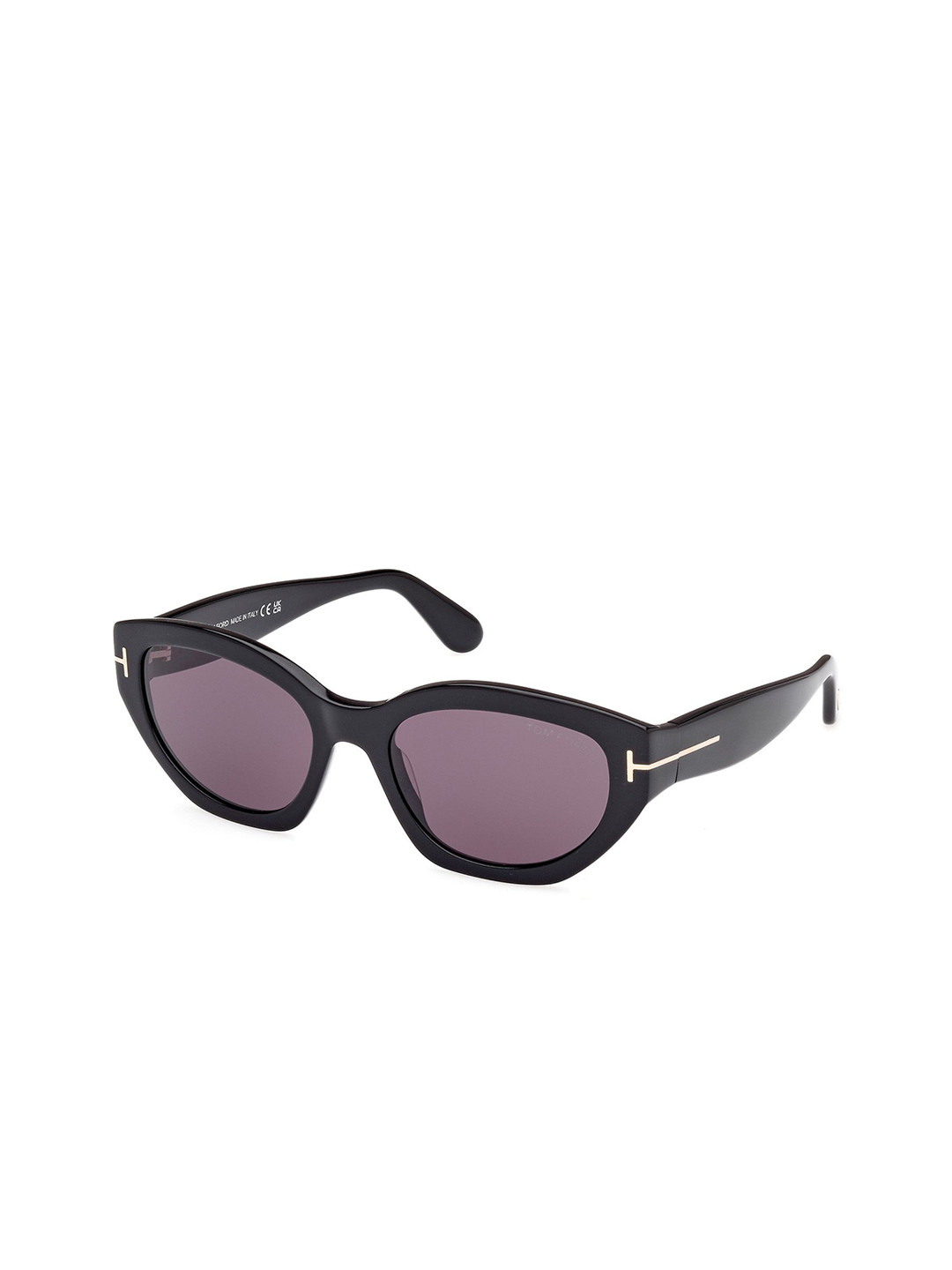 Tom Ford Men Cateye Sunglasses with UV Protected Lens FT1086 55 01A