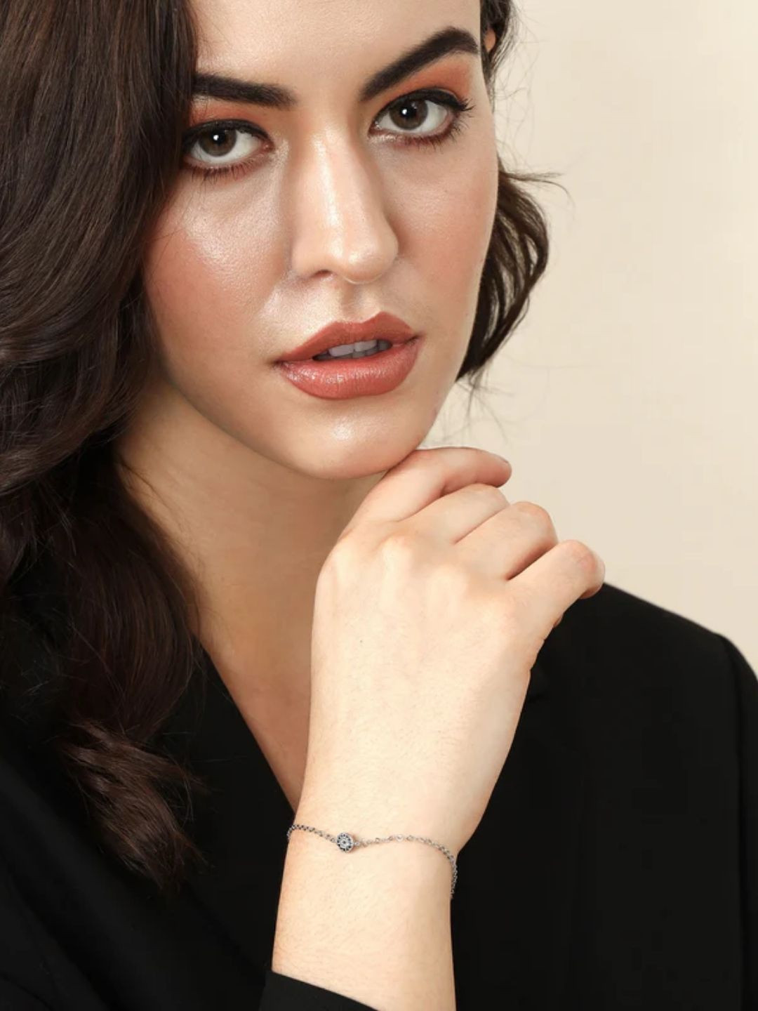 FAB COUTURE  Silver-Plated Link Bracelet