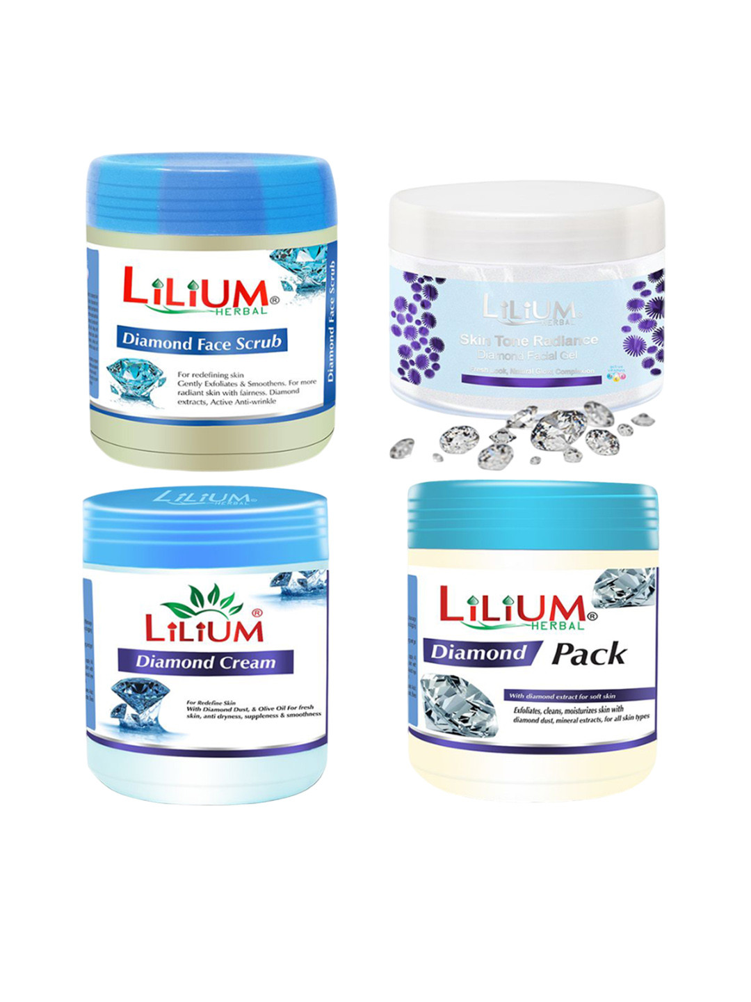 Lilium Facial Kit For Radiant Skin & Deep Cleansing - 4.5 Kg