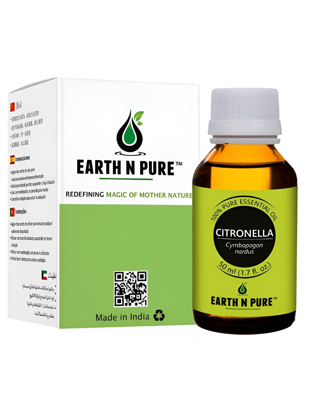 EARTH N PURE Citronella Essential Oil - 50ml