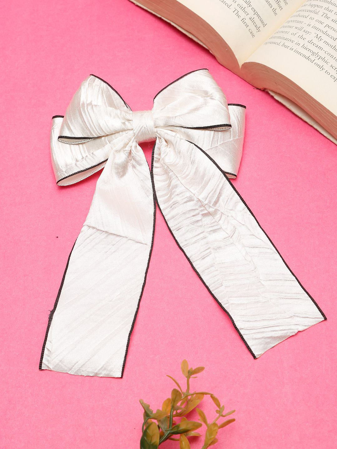 Stoln Women Bow Detailed Net Hair Clip