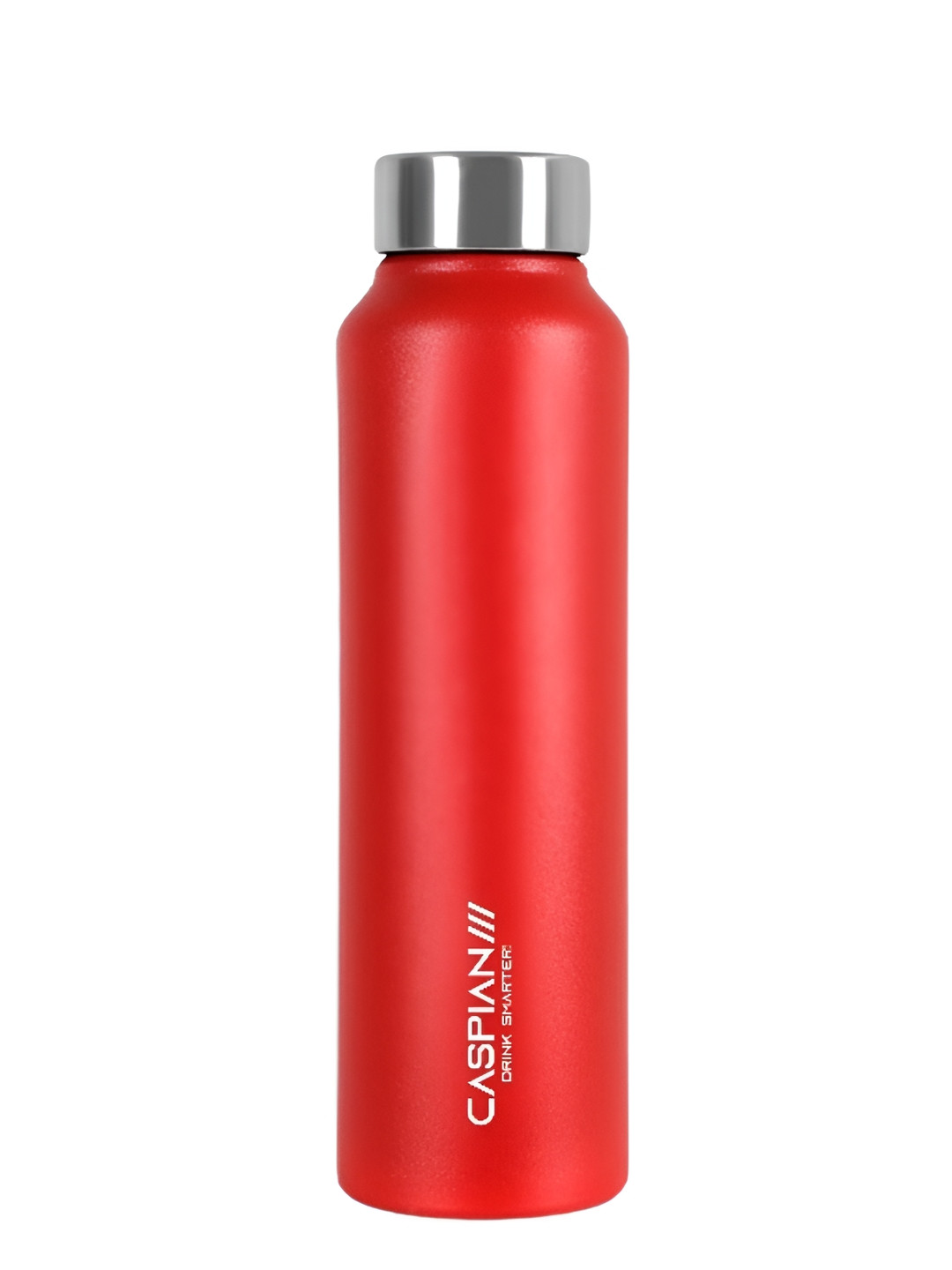 Caspian Astra Red Solid Stainless Steel Single Wall Vacuum Water Bottle - 1L