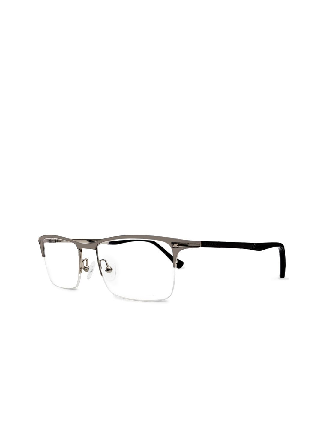 Azzaro Women Shiny Half Rim Rectangle Frames
