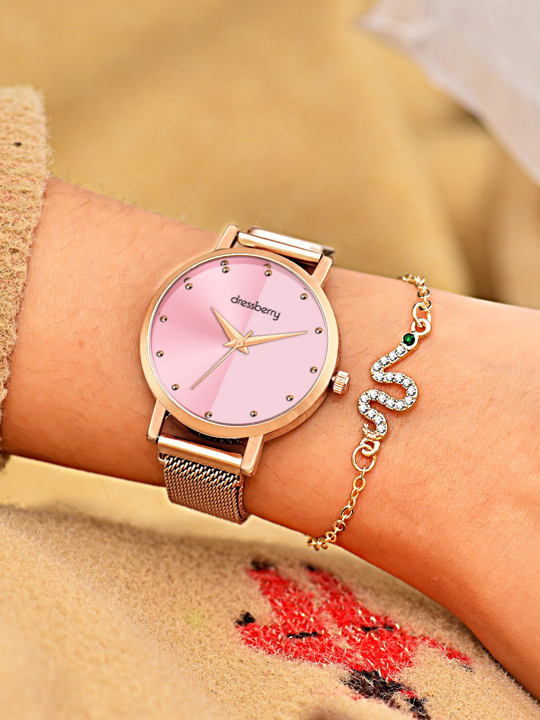 Dressberry Women Watches Gift Set