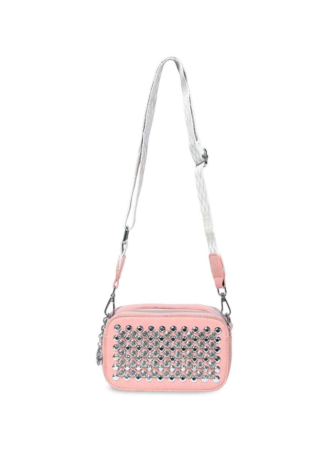PELLE LUXUR Women Embellished Crossbody Sling Bag