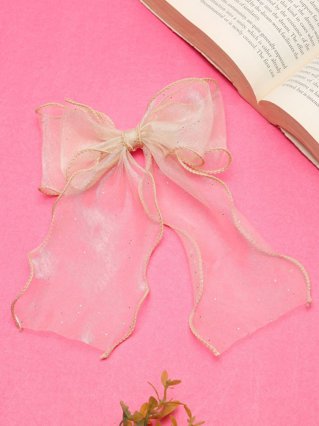 Stoln Women Bow Detailed Net Hair Clip