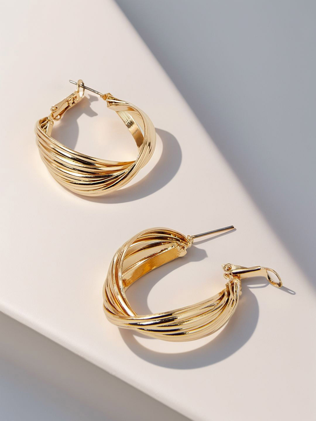 Accessorize Circular Half Hoop Earrings