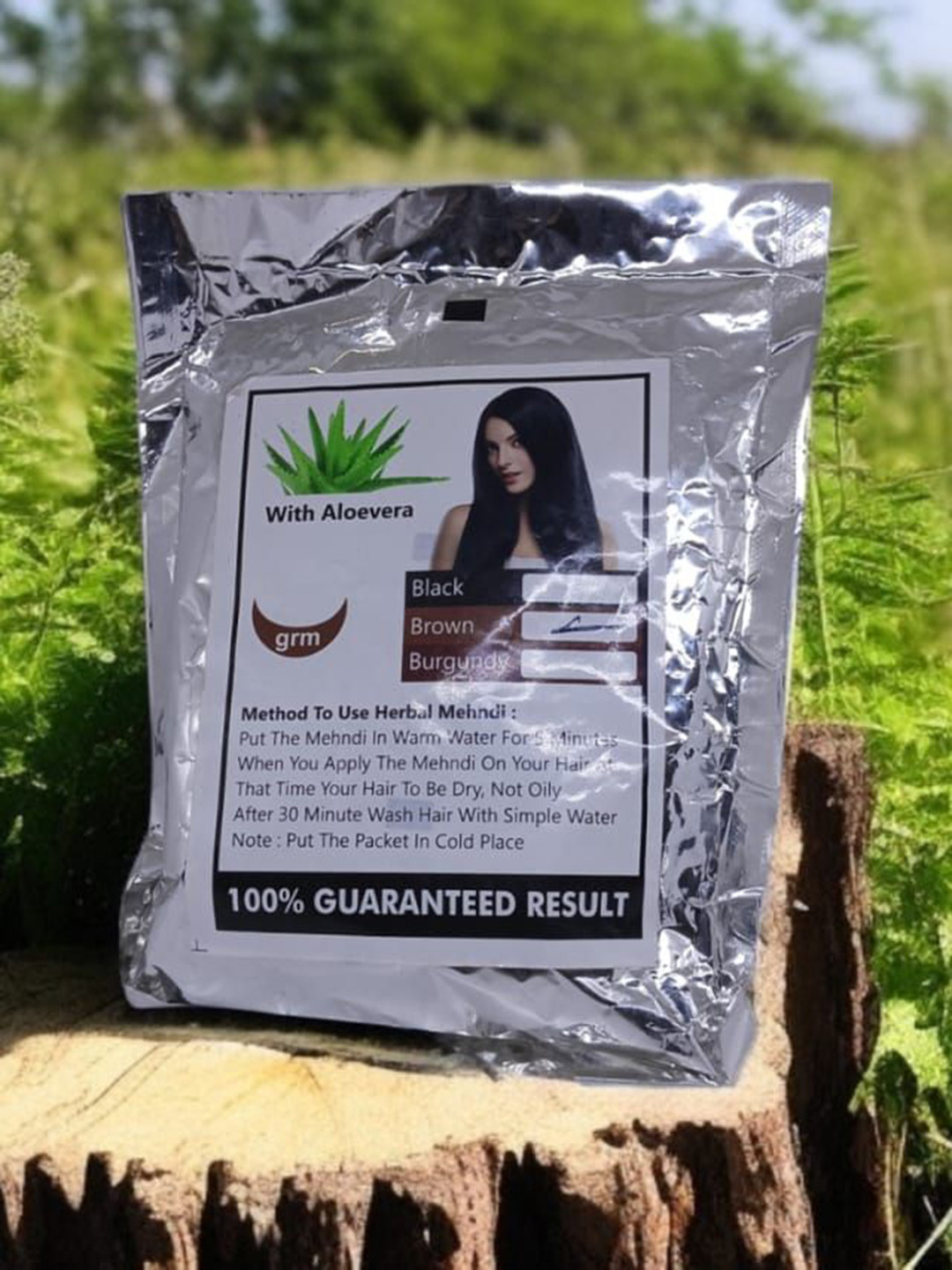 COSMO HUB Herbal Organic Hair Dye For Highlighting 100 g- Brown