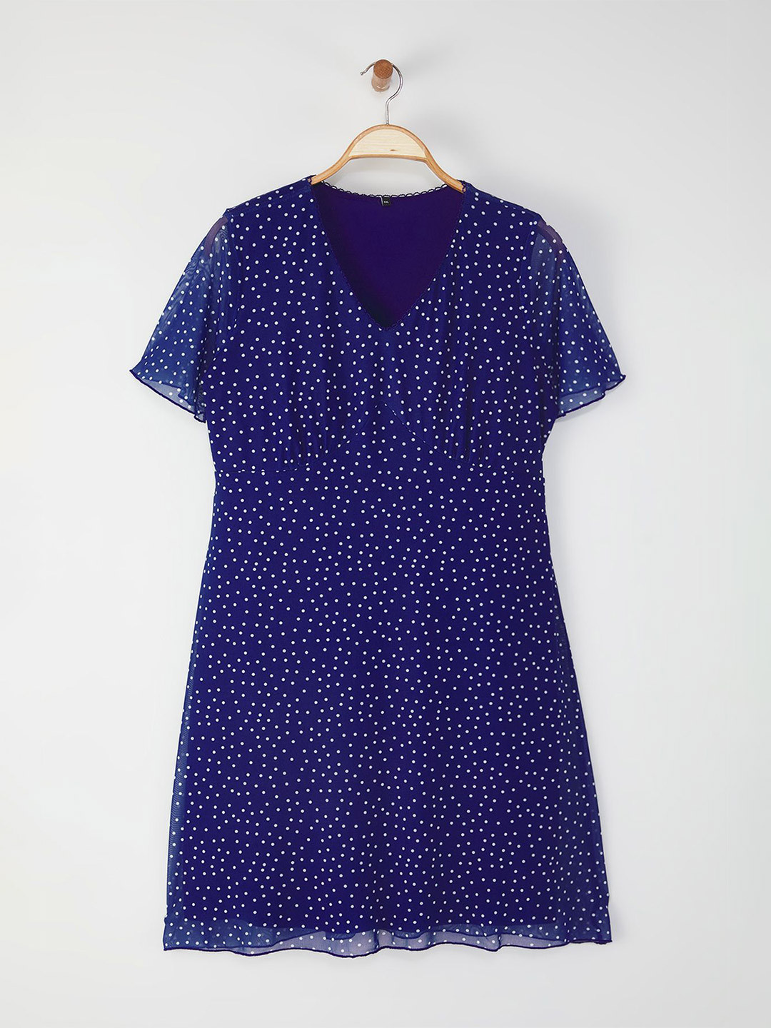 Trendyol Women Printed V-Neck A-Line Dress