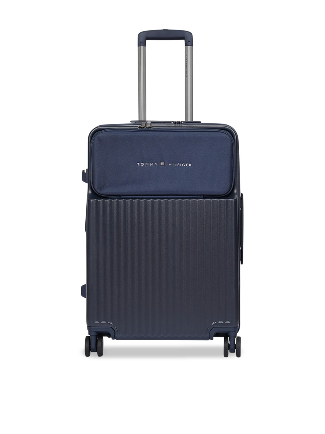 Tommy Hilfiger Pittsburg Textured Hard-Sided Medium Trolley Bag