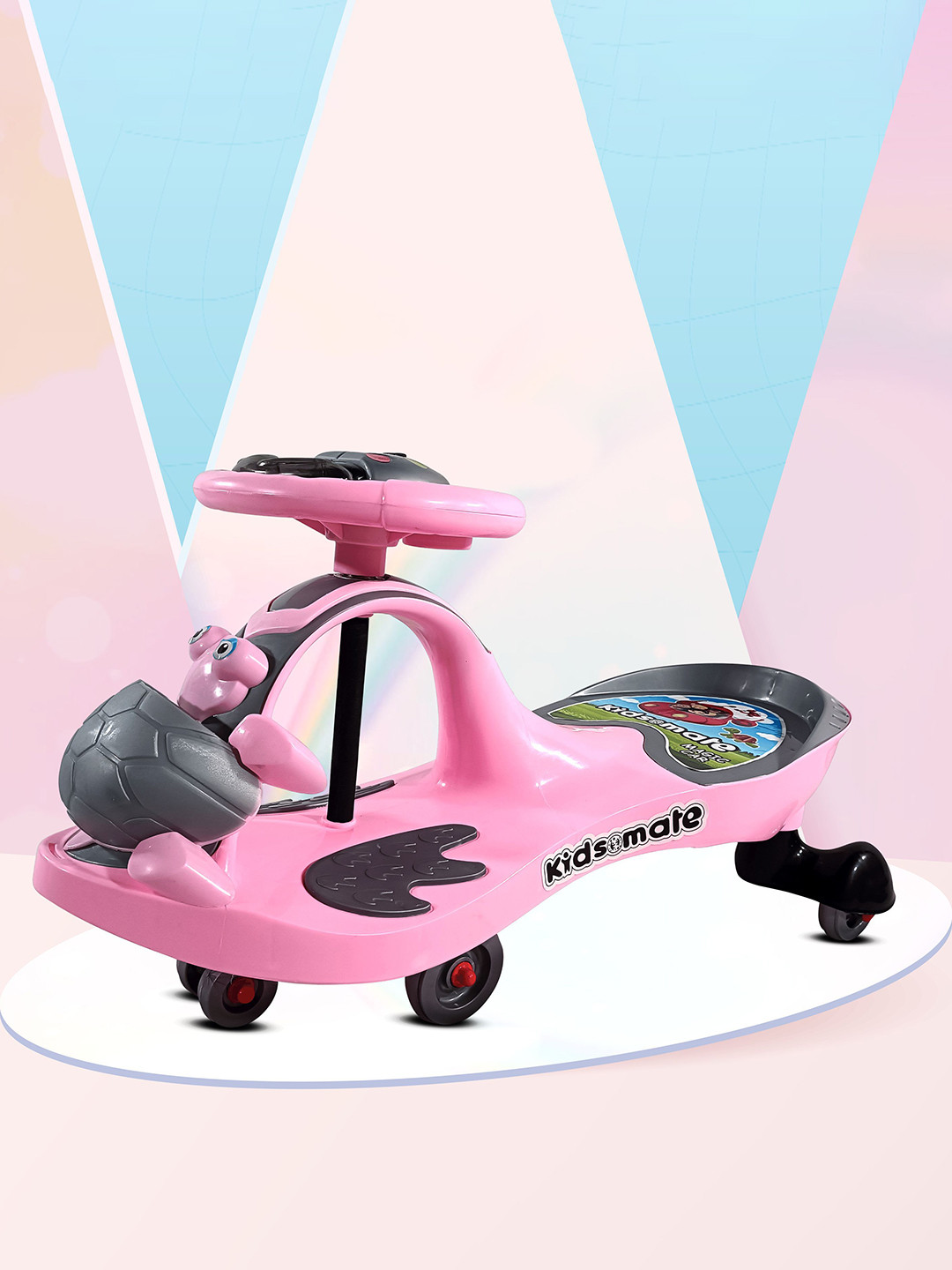 KIDSMATE Kids Car Ride On Vehicles With Music & LED Lights