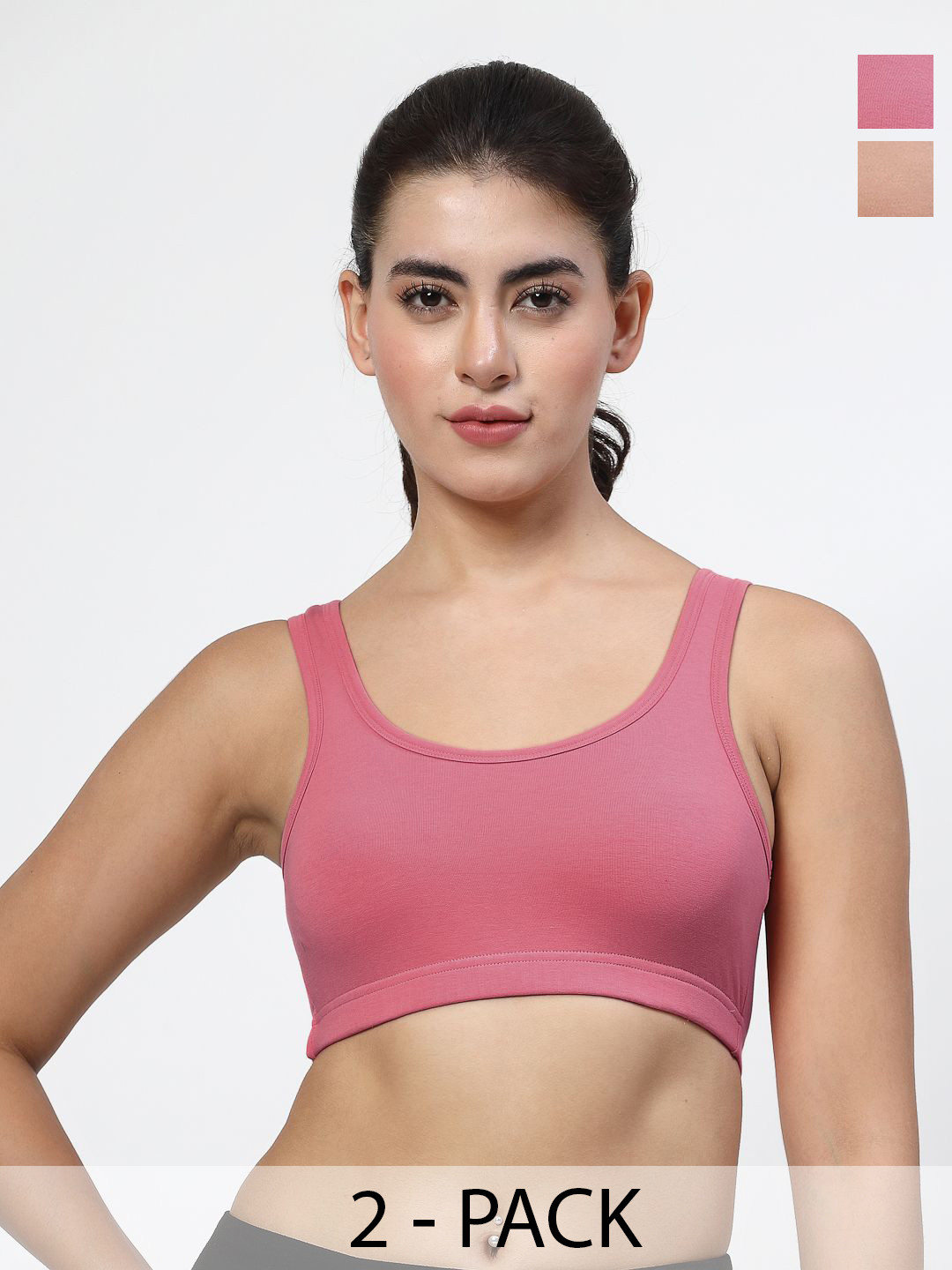 LILY Stropsazil Pack Of 2 Full Coverage Sports Bra