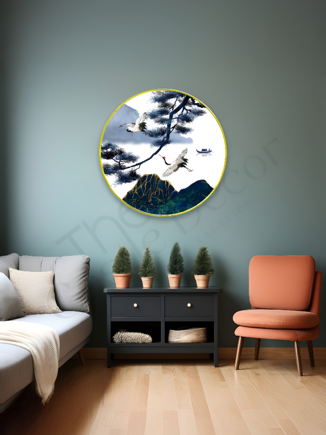 The Castle Decor White & Black Floral and Botanical Wooden Wall Art