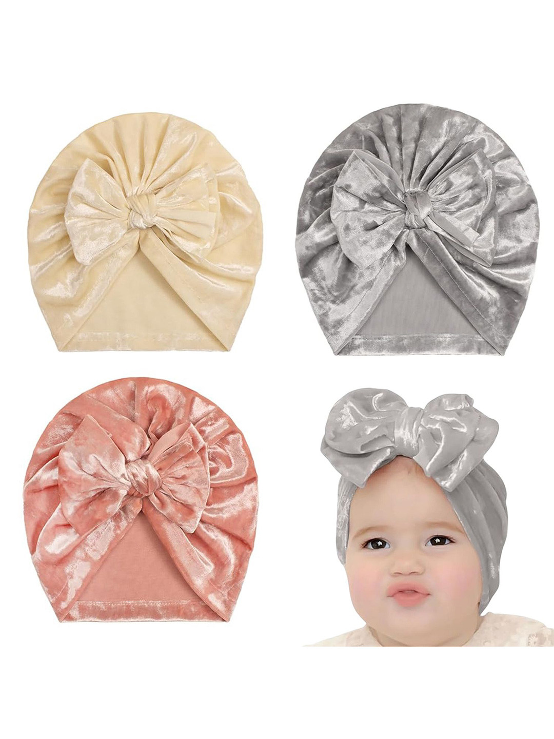 SYGA Kids Pack Of 3 Beanie