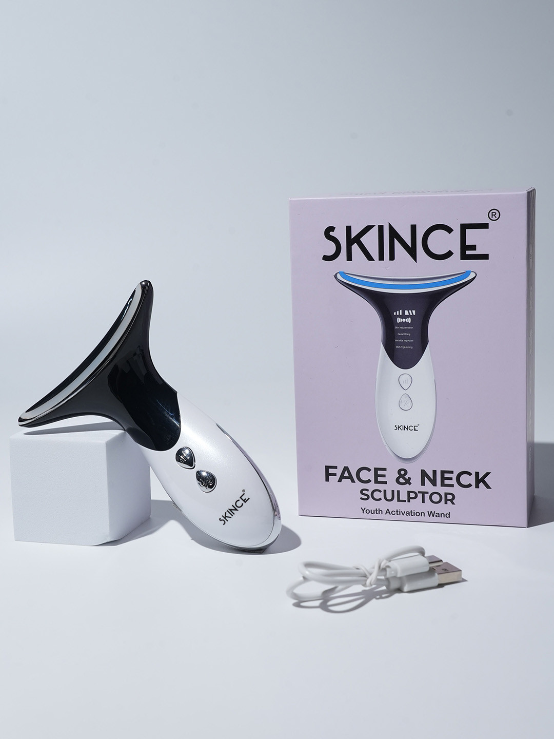 SKINCE Face & Neck Sculptor 3 Color Led For Skin Rejuvenation Facial Lifting