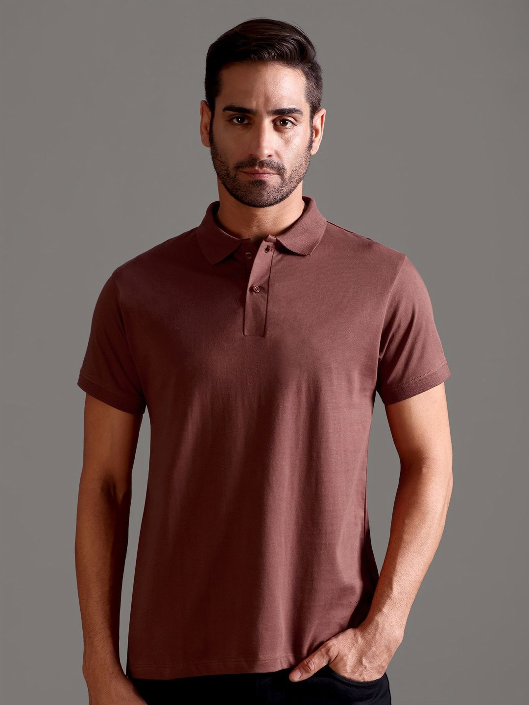String Scape Men Supima Cotton Polo T-Shirt