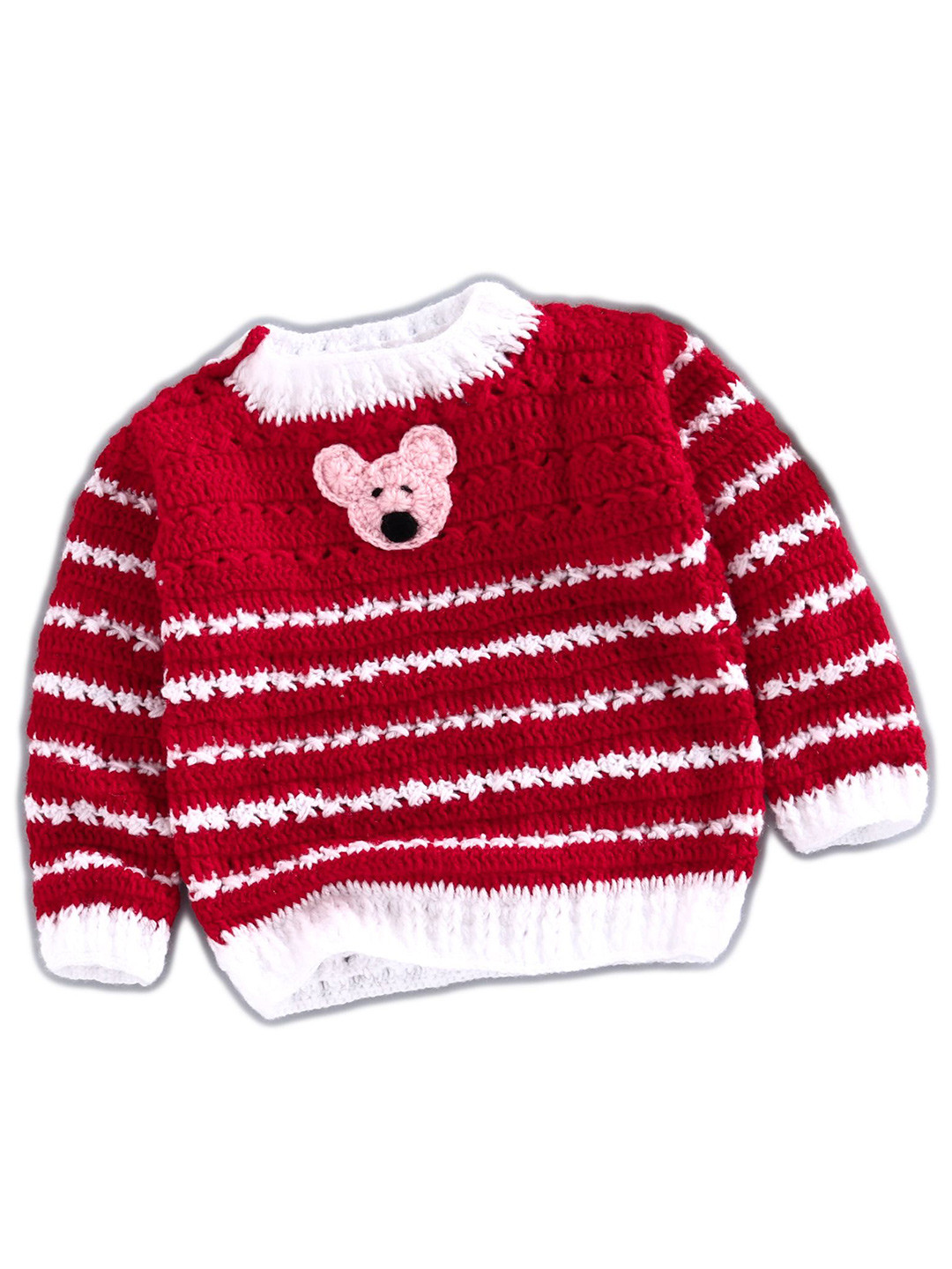 USHA ENTERPRISES Unisex Kids Cable Knit Woollen Pullover