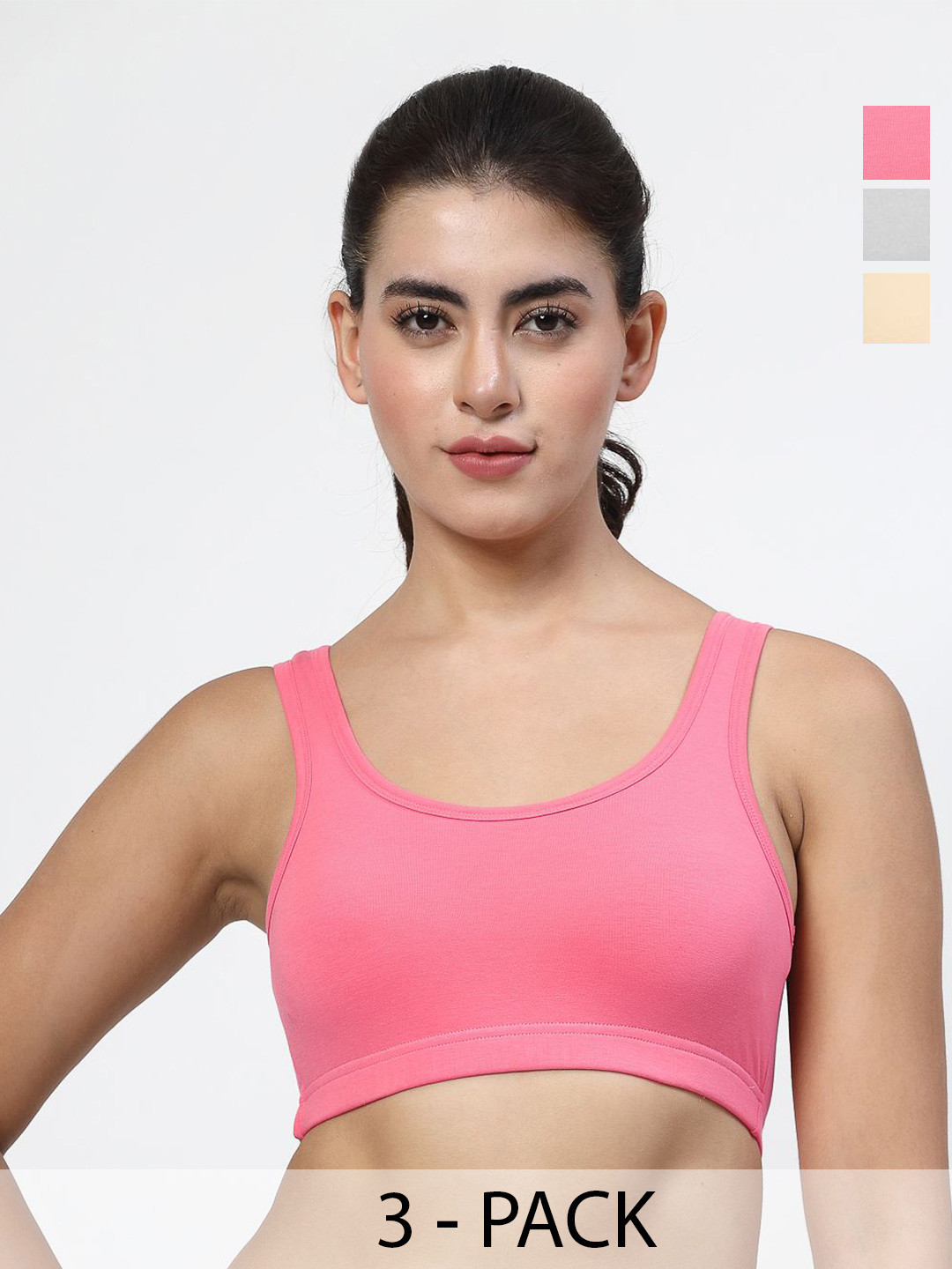 LILY Pack Of 3 Bra Full Coverage
