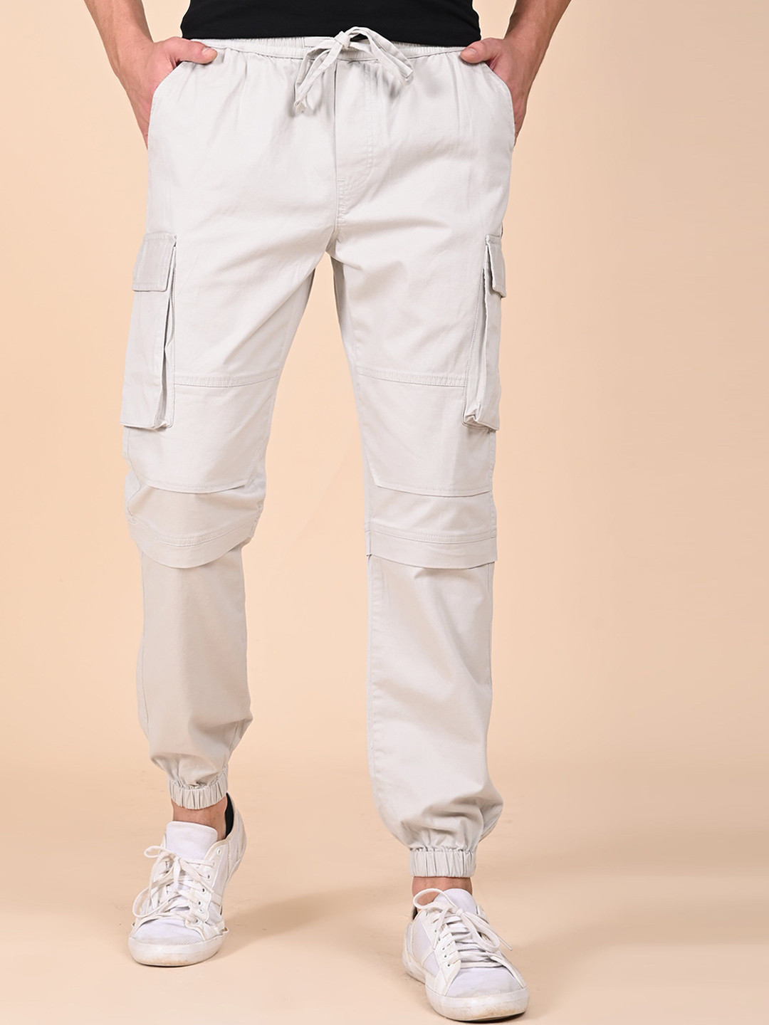 POE Laffer Men Jogger Streetwear Cargo Stone Trousers