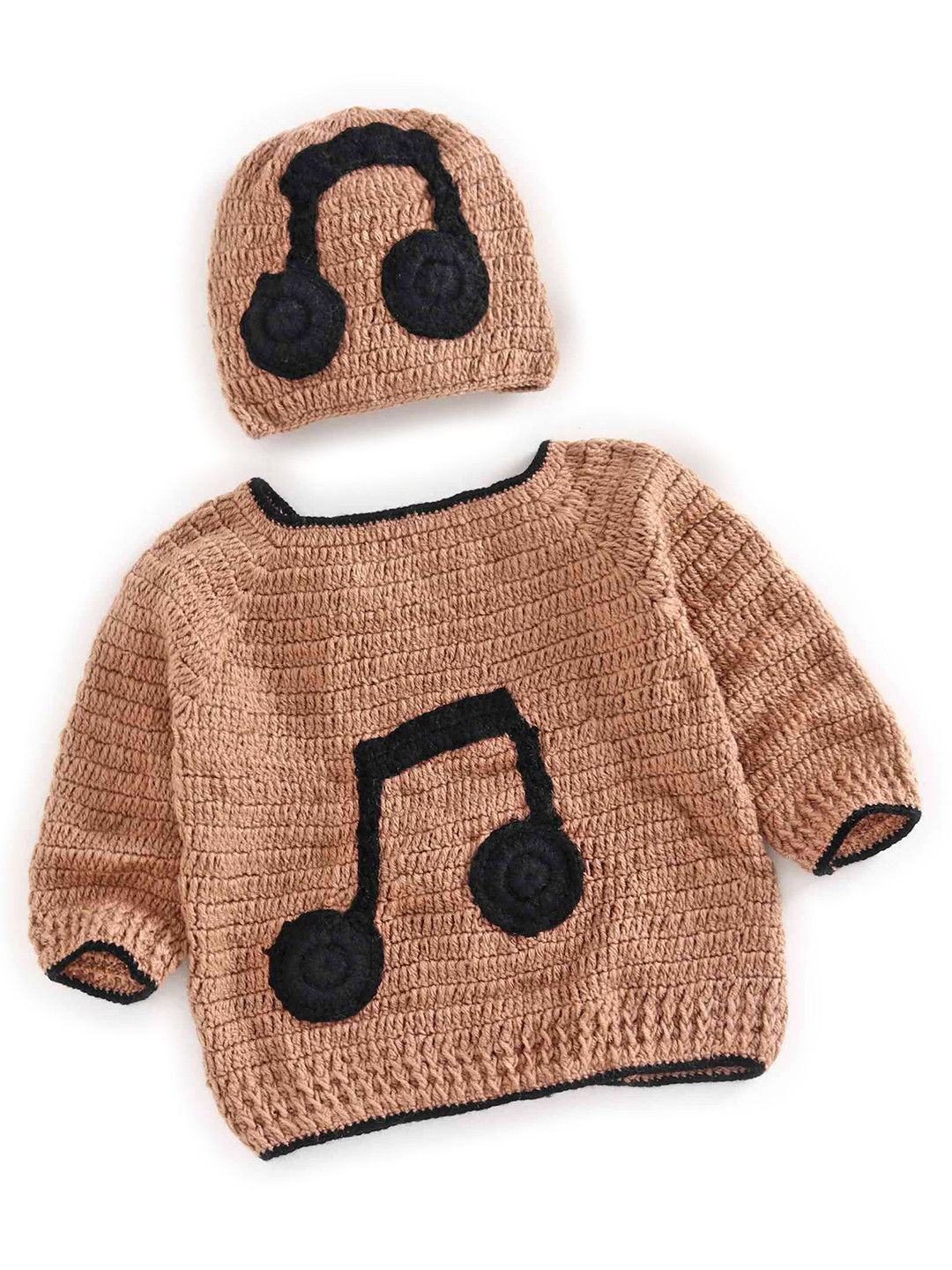 USHA ENTERPRISES Kids Woollen Pullover Sweater & Cap