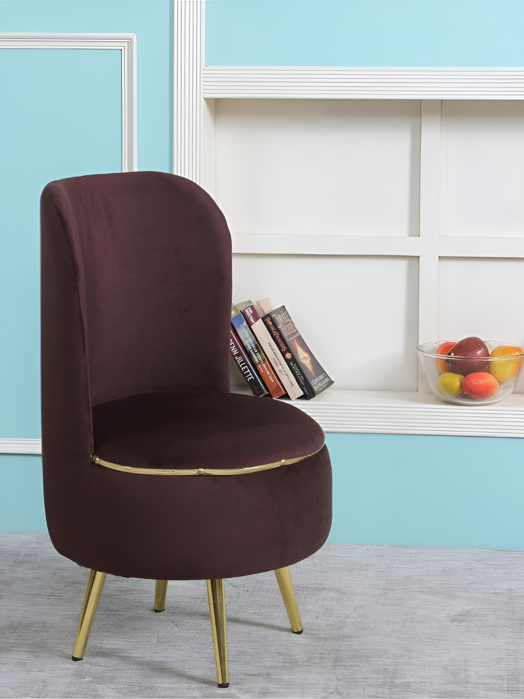 Shadowkart Brown Round Pouffes Ottomans Stool