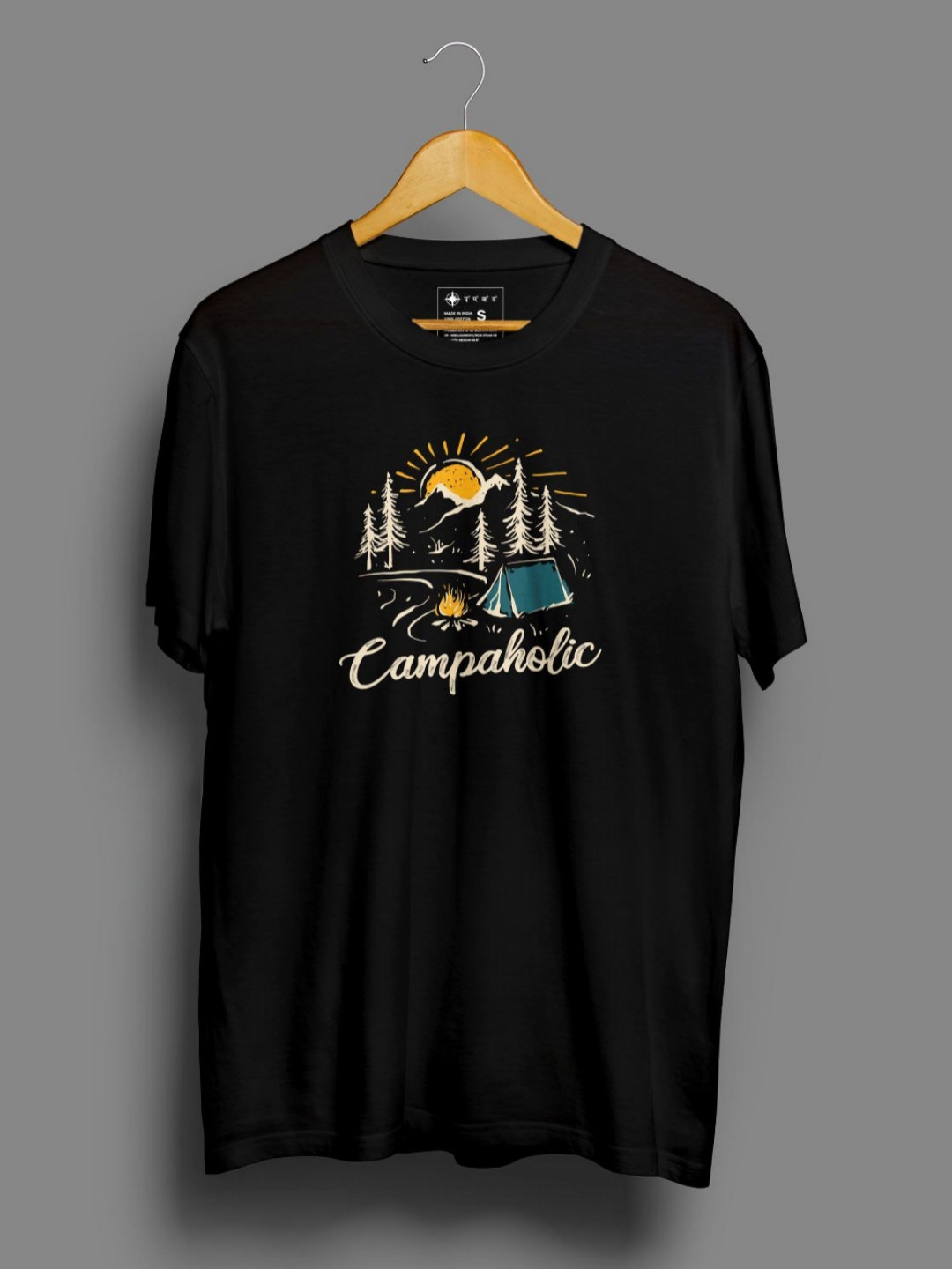 Ghumakkad Campaholic Printed Regular Fit Cotton T-shirt