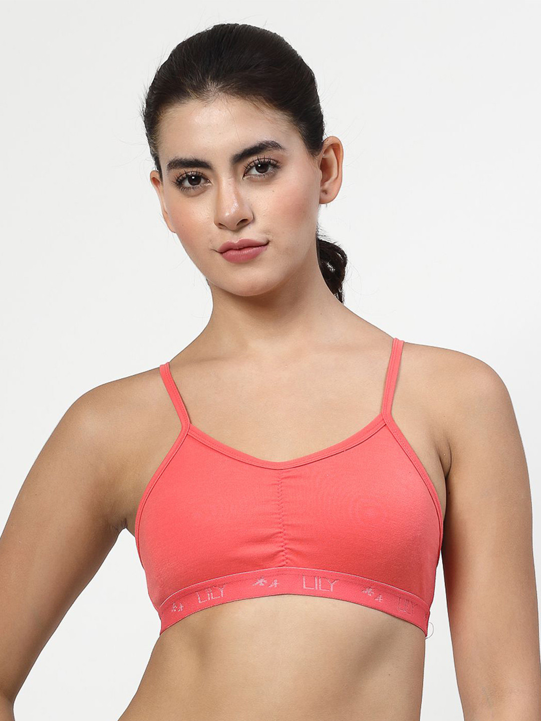LILY Bra Full Coverage Non Padded Sports Bra