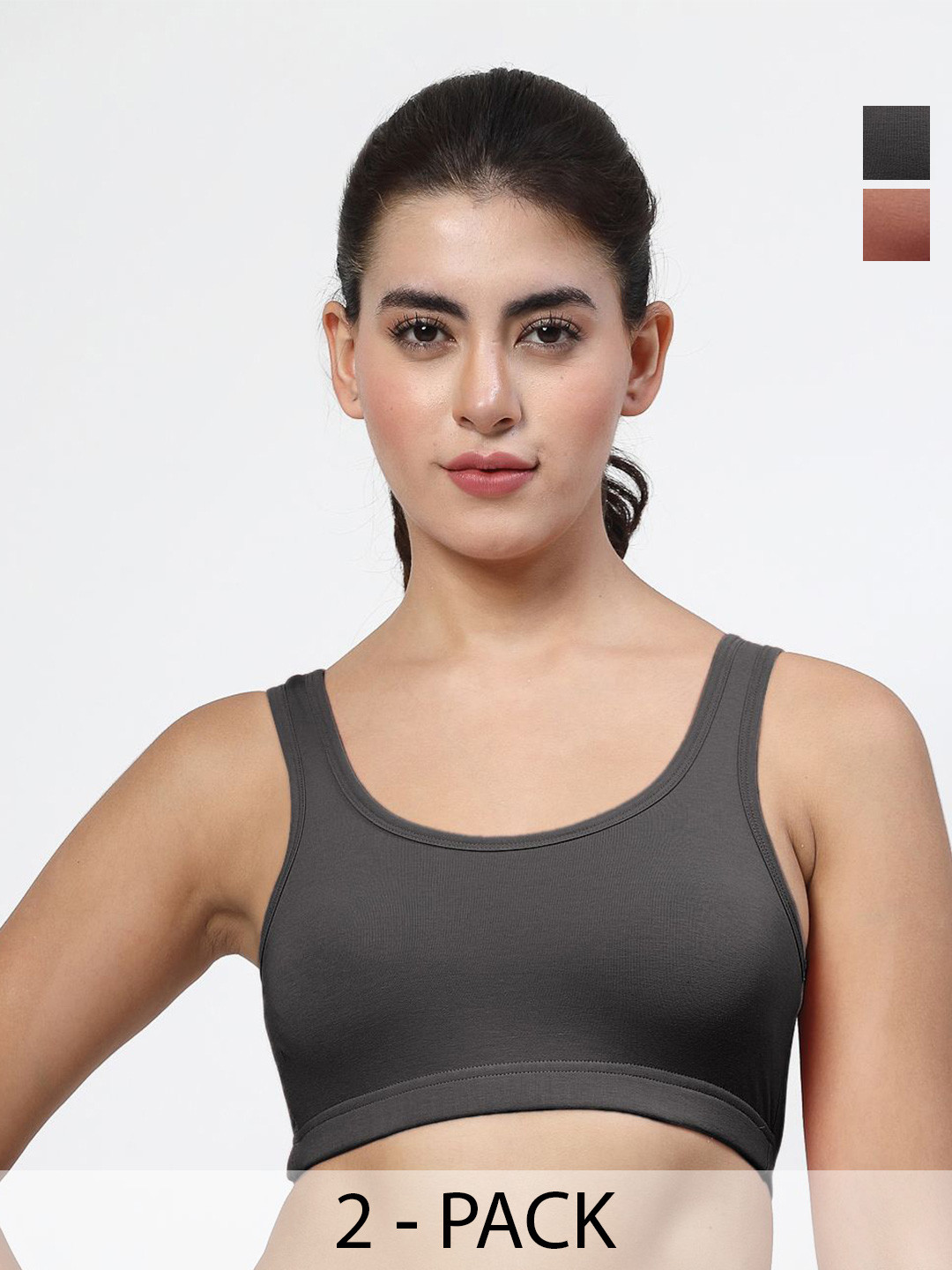 LILY Stropsyttak Pack Of 2 Full Coverage Slip-On Seamless Bra