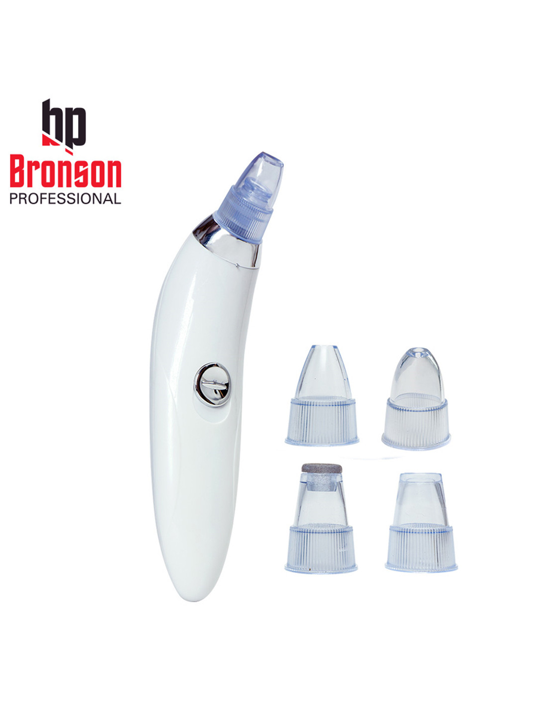 Bronson Professional 4 Nozzles Battery Operated Dermasuction Machine Blackhead Remover
