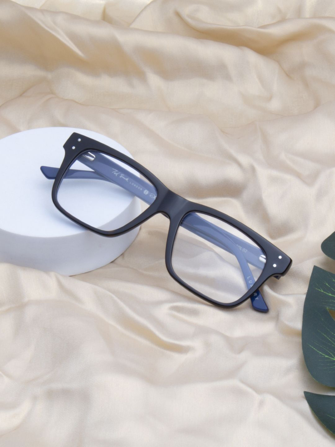 Ted Smith Unisex Demi Brown Premium Acetate Full Rim Square Frames