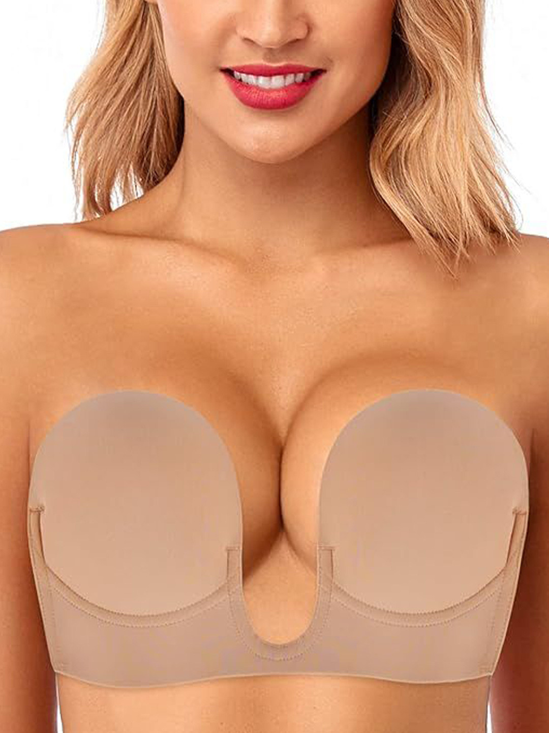 BRACHY Strapless Backless Stick-On Reusable Invisible  Lingerie accessories