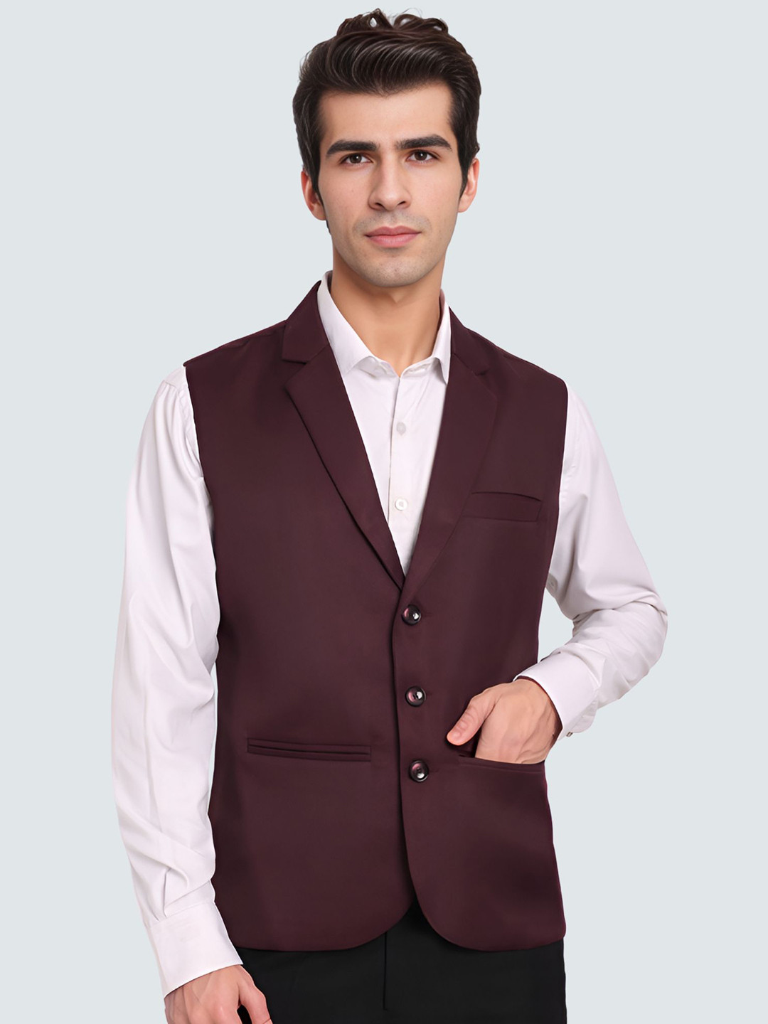 Moda Rapido Lapel Collar Waistcoat