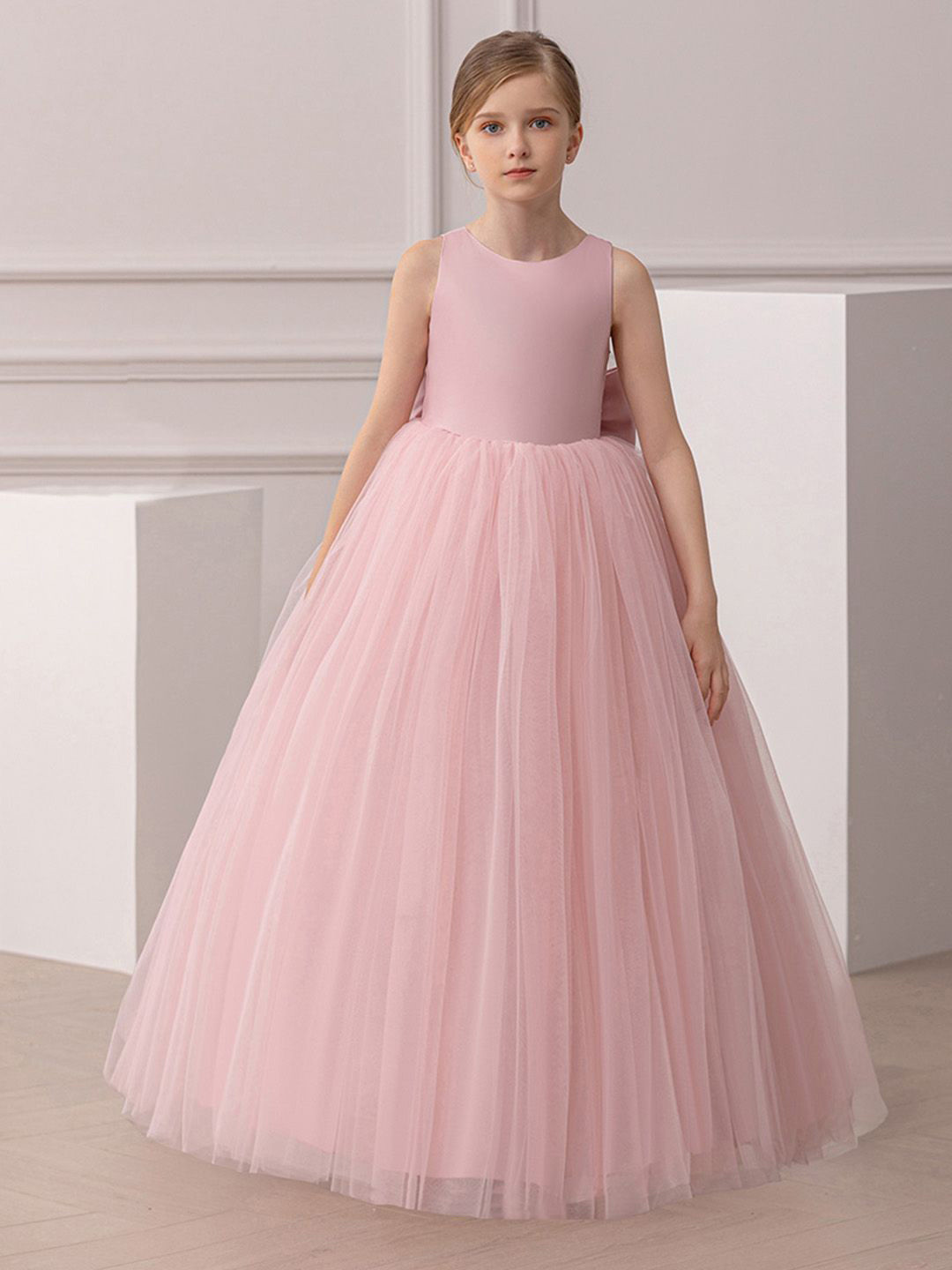 INCLUD Girls Maxi Styled Back Dress