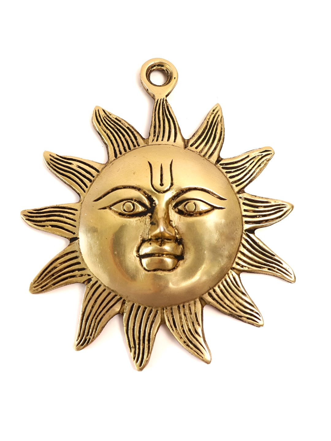 The Spiritual Living Brass Glossy Hall Spiritual Wall Decor-5In