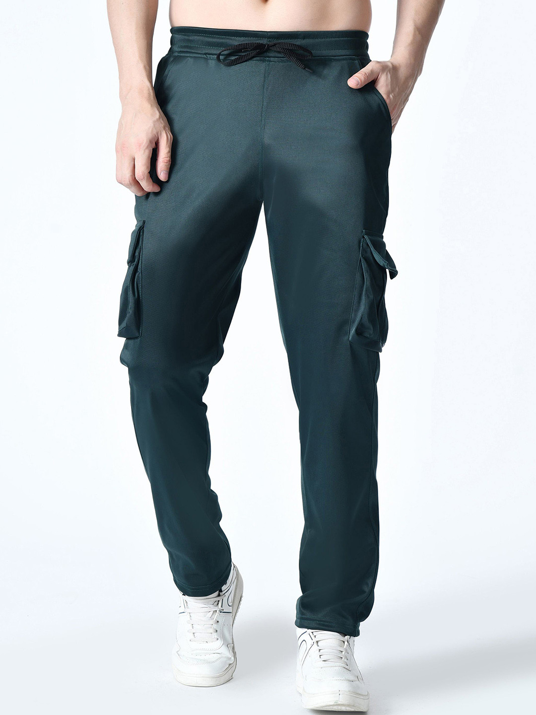 BAESD Men Mid-Rise Cargo Style Regular Fit Lower Pants